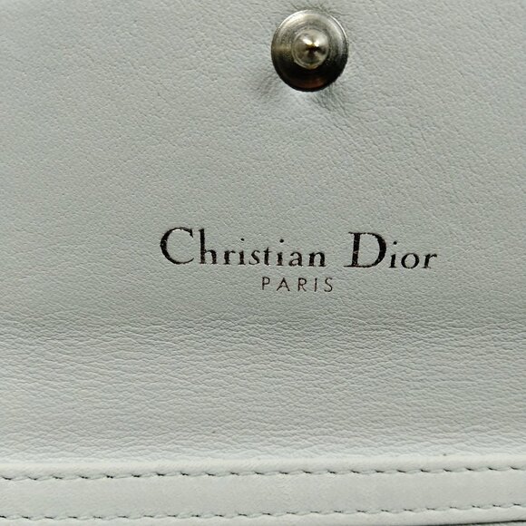 Christian Dior Navy Blue Leather Long Wallet mon435-101625 - Picture 9 of 9